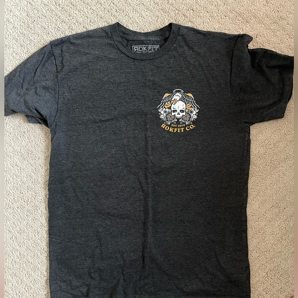 Men's Dark Gray RokFit Graphic T-Shirt
